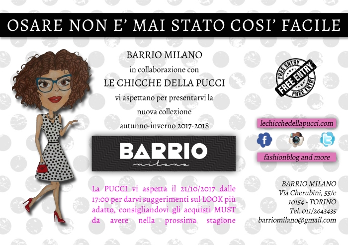 EVENTO: Le Chicche della Pucci & Barrio Milano