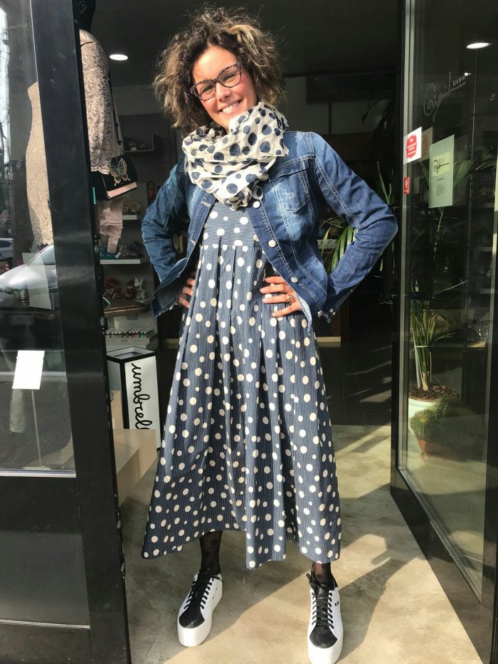 La Pucci in un mare di pois&nbsp;…